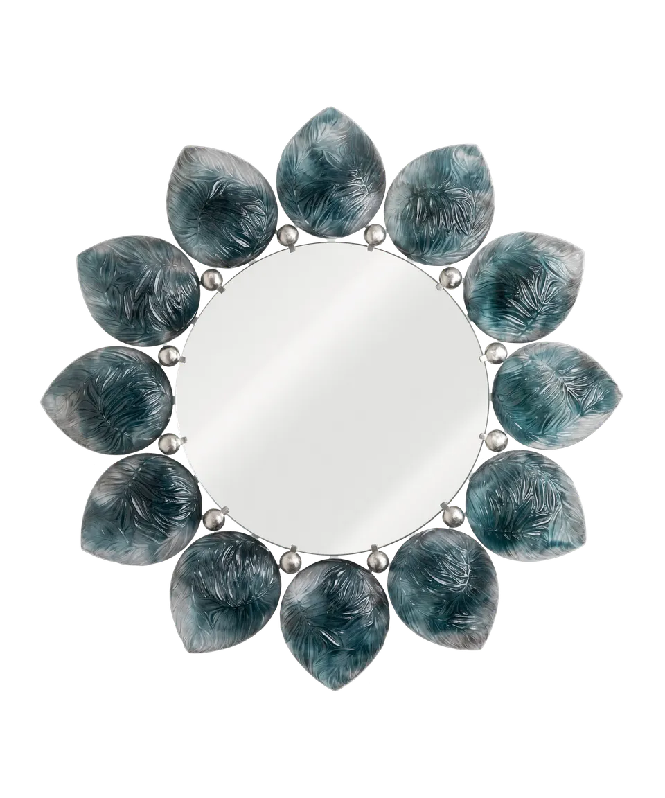 daum-art-cristal-m-lodie-miroir-bleu-gris-25-ex-hurel image 1