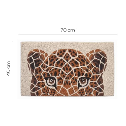 baroni-home-tessile-casa-paillasson-l-opard-70x40-cm-coco image 6