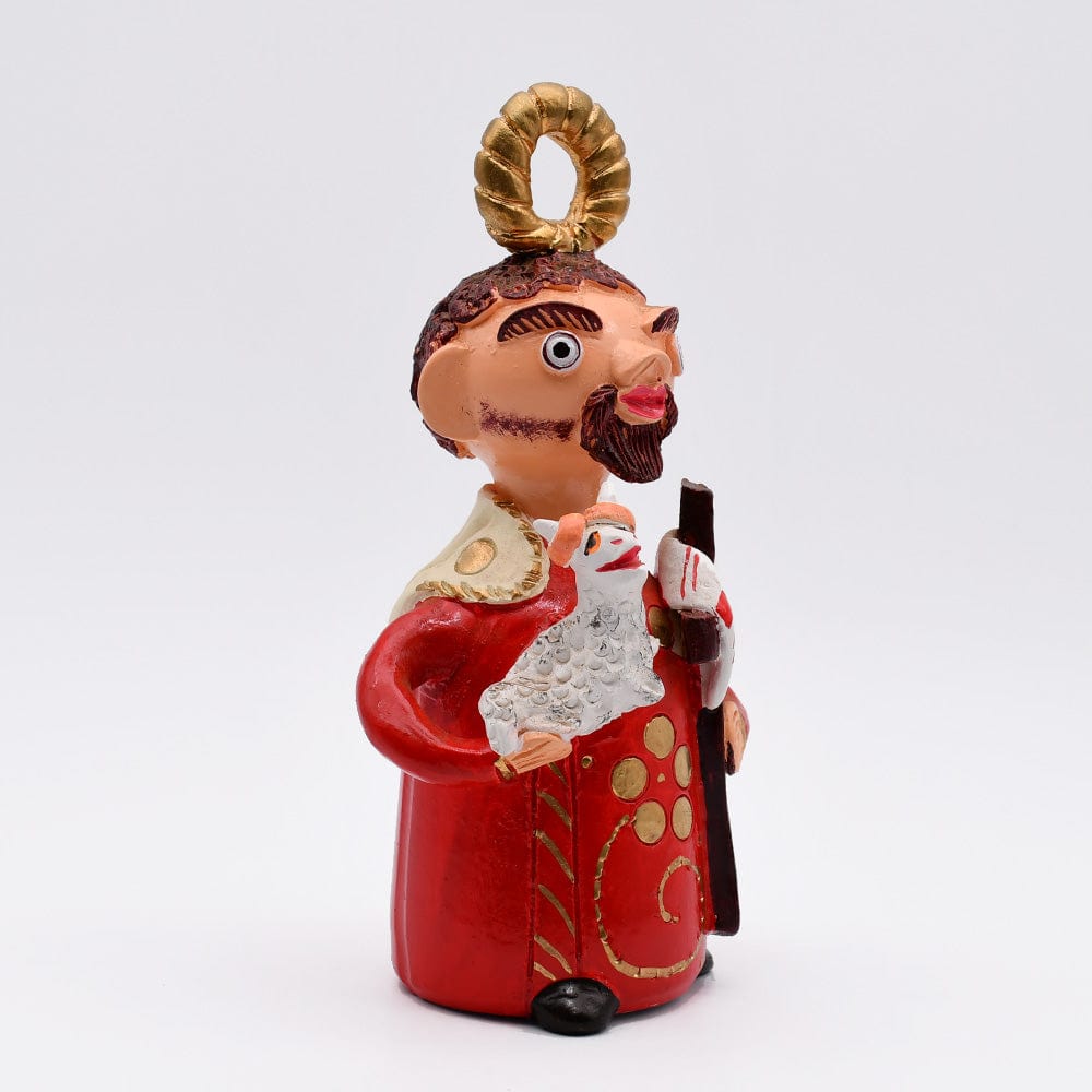 luisa-paix-o-s-o-jo-o-20cm-statuette-argile-sign-e image 6