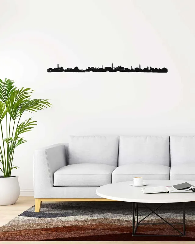 je-suis-art-skylines-monde-skyline-venise-silhouette-d-co-murale-m-tal image 1