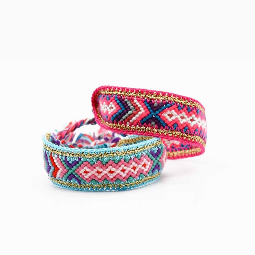 luisa-paix-o-bracelet-macram-turquoise-dor-ajustable-18-22cm image 6