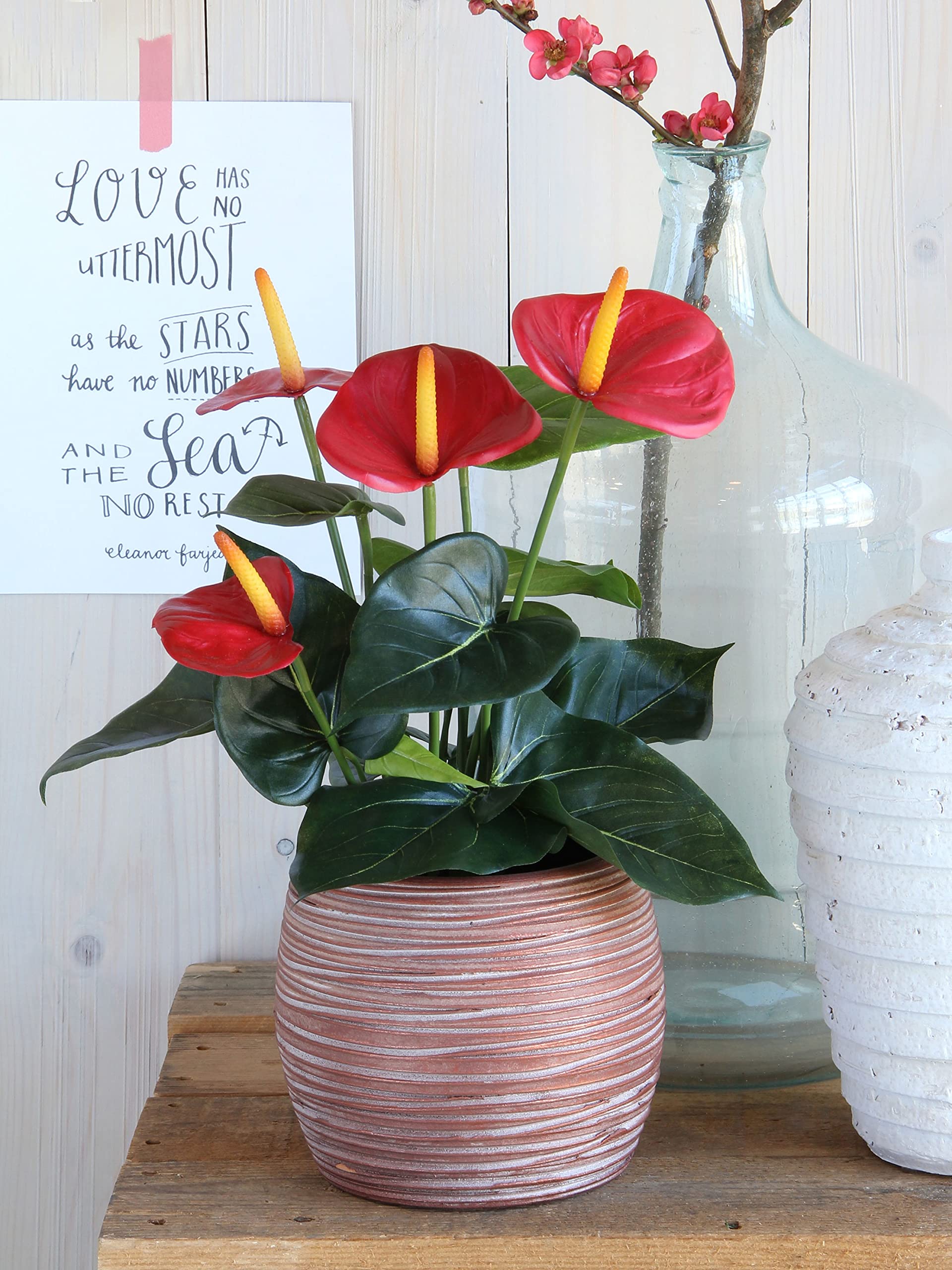mica-decorations-artificial-plants-anthurium-rouge-artificiel image 6