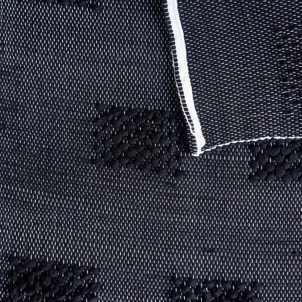luisa-paix-o-tapis-coton-100x50-tapis-de-bain-noir-lavable image 2
