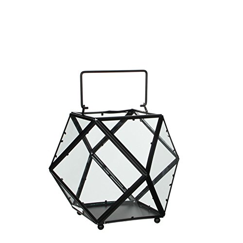 mica-decorations-brienon-lanterne-noire-verre-m-tal-bougie image 8