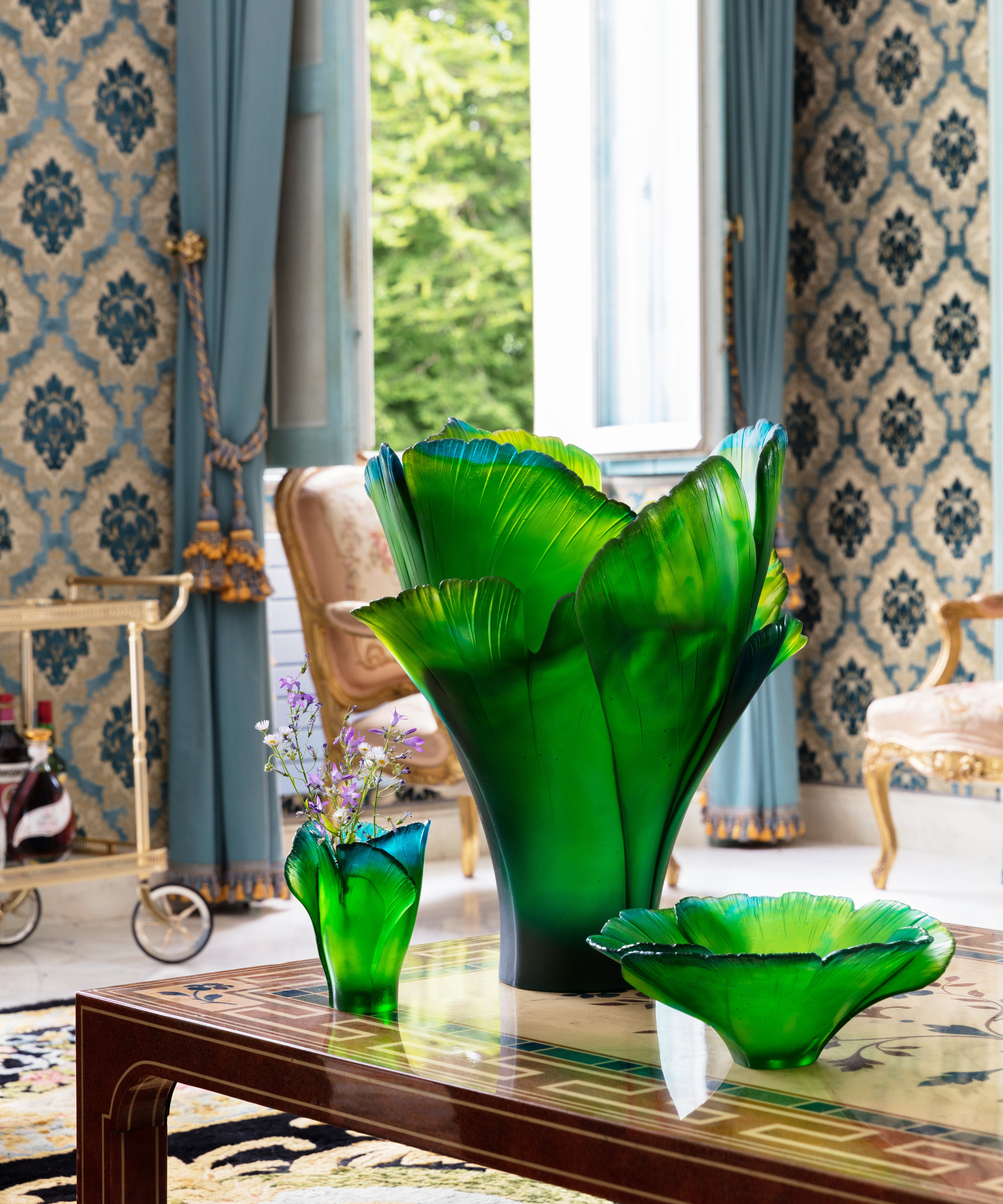 daum-univers-v-g-tal-ginkgo-coupe-haute-verte-cristal image 2