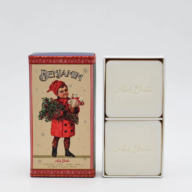 luisa-paix-o-benjamim-coffret-savon-2x100g-pin-olive image 1