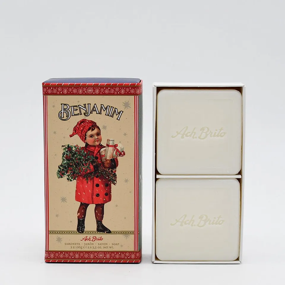 luisa-paix-o-benjamim-coffret-savon-2x100g-pin-olive image 1