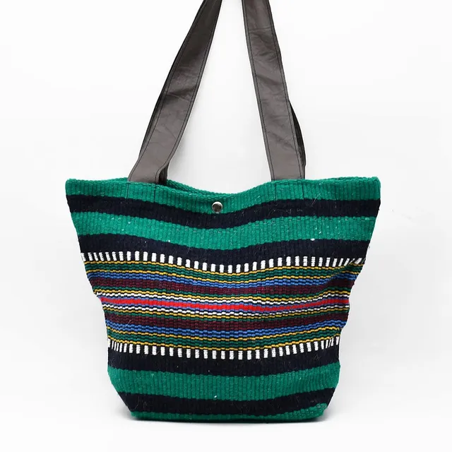 luisa-paix-o-tote-bag-mira-de-aire-vert-coton image 1