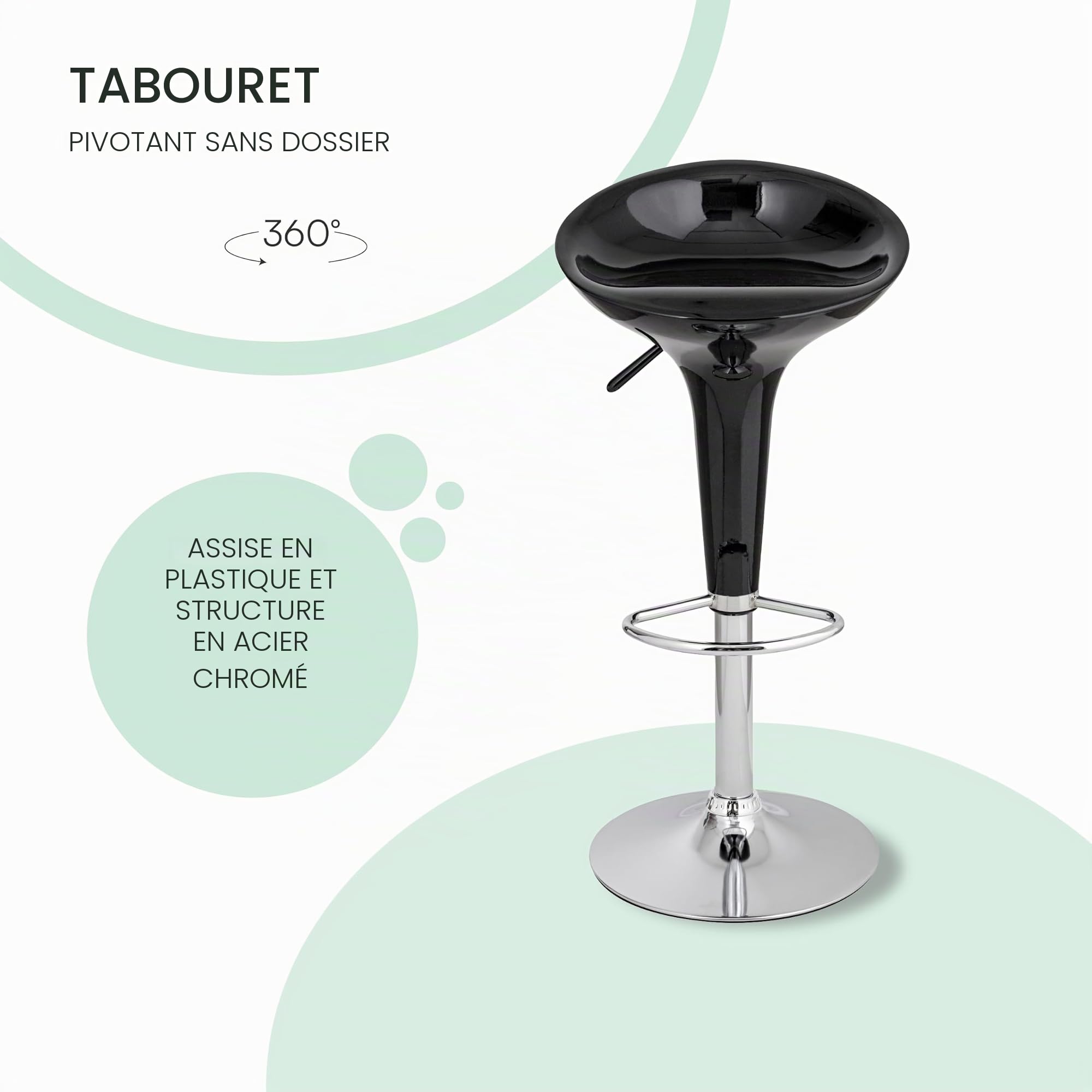 baroni-home-tabouret-de-bar-pivotant-r-glable-noir-59-79-cm image 6