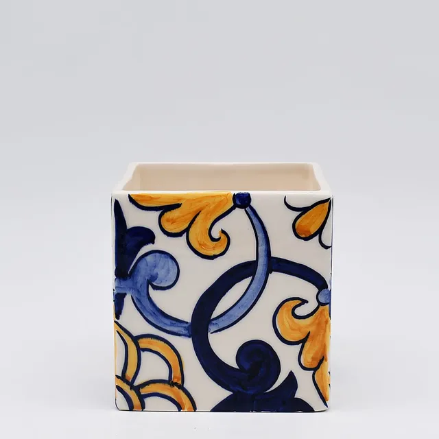 luisa-paix-o-azulejos-cache-pot-c-ramique-11cm-fait-main image 1