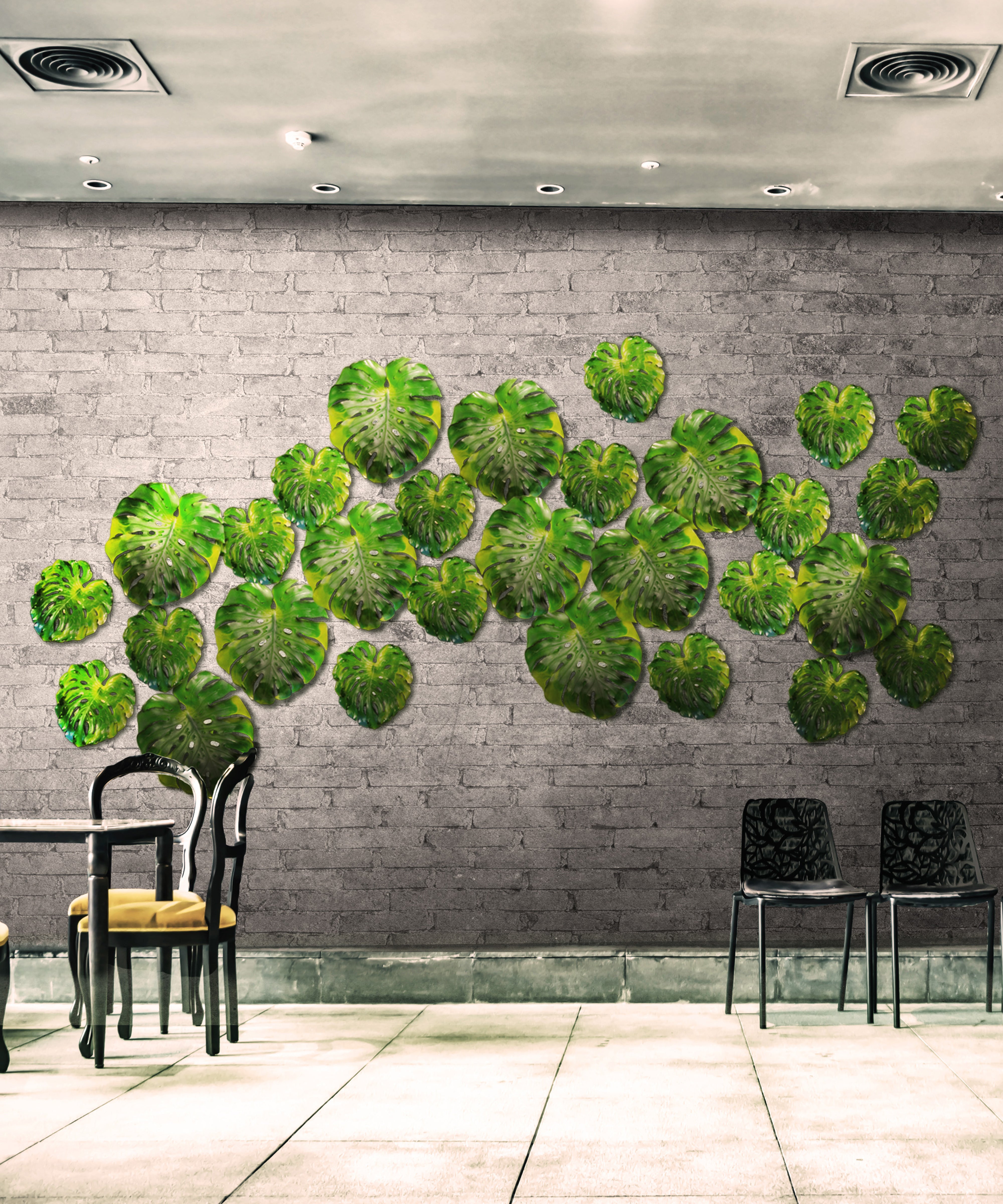 daum-univers-v-g-tal-monstera-applique-verte-petit-mod-le image 6