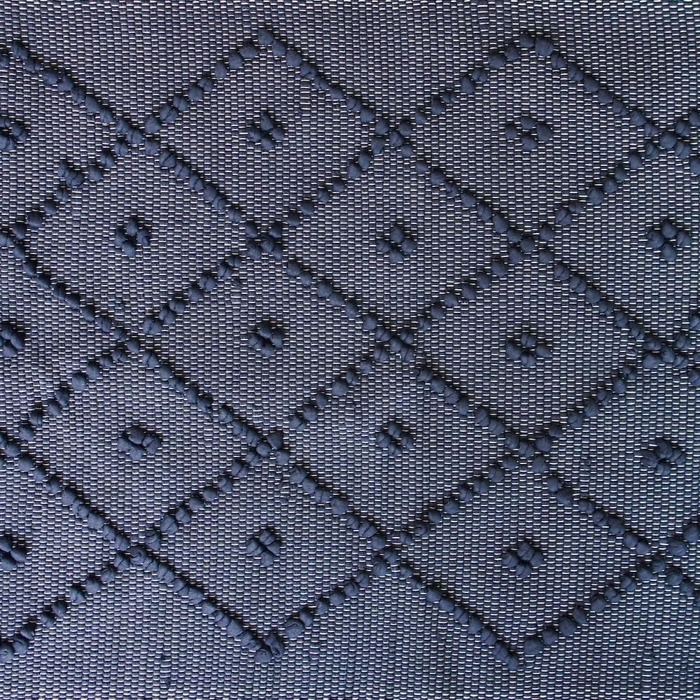 luisa-paix-o-linge-tapis-coton-bleu-fonc-100x50-cm-lavable image 1