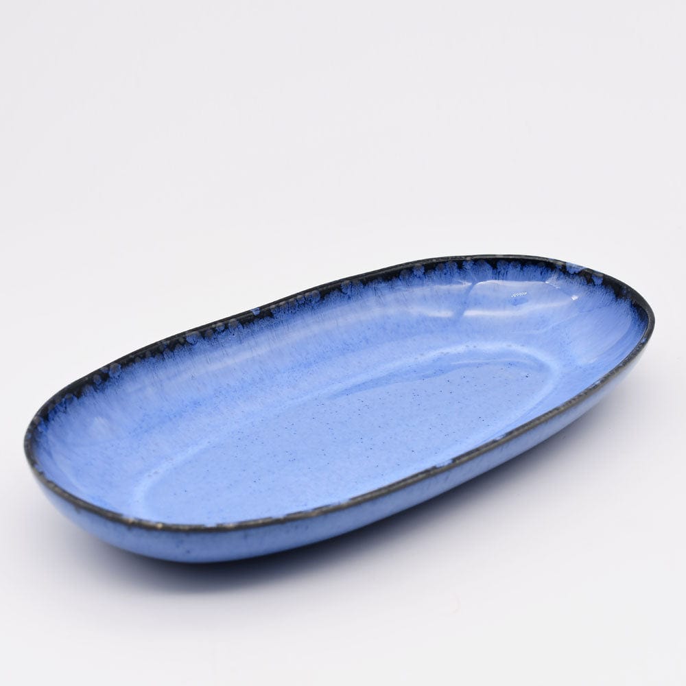luisa-paix-o-amazonia-plat-de-service-en-gr-s-bleu-24-cm image 3