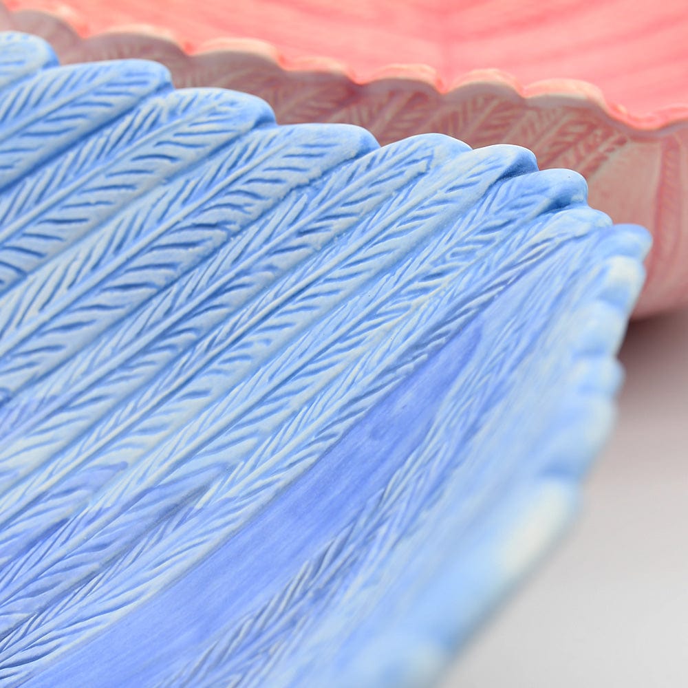 luisa-paix-o-flamingo-azul-coupe-c-ramique-bleue-mate-32cm image 8