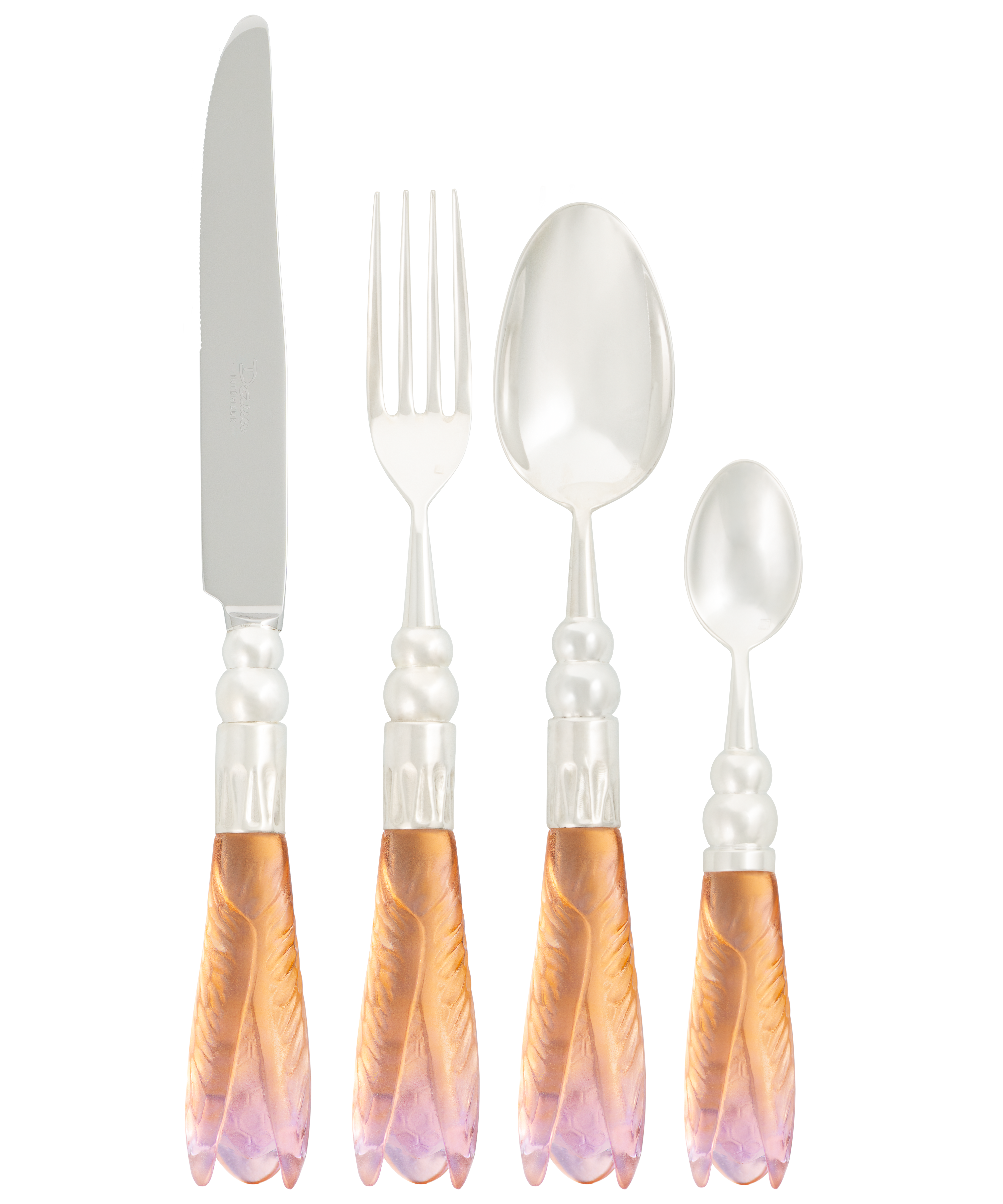 daum-art-de-la-table-or-d-abeille-ensemble-individuel-coffret-4-pi-ces image 1