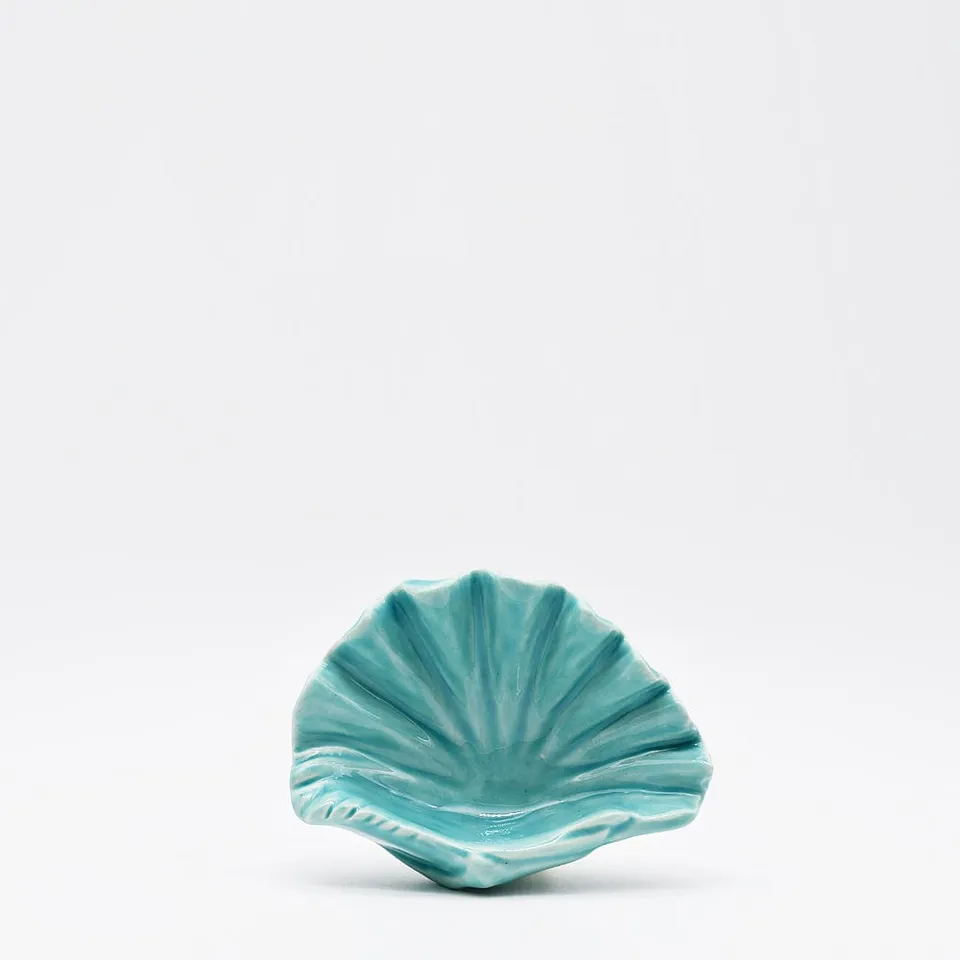 luisa-paix-o-plat-coquille-st-jacques-c-ramique-turquoise-14cm image 1