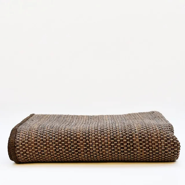 luisa-paix-o-tapis-fibres-m-lang-es-marron-coton-lavable image 1