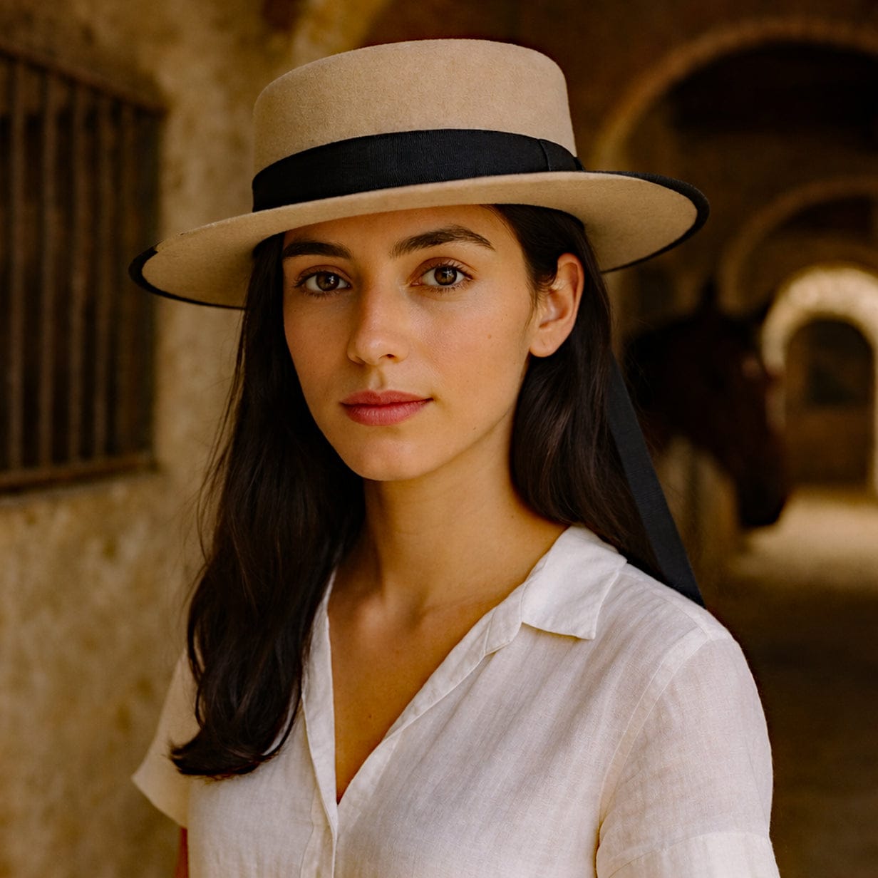 luisa-paix-o-chapeau-toreiro-portugais-sable-100-laine image 2