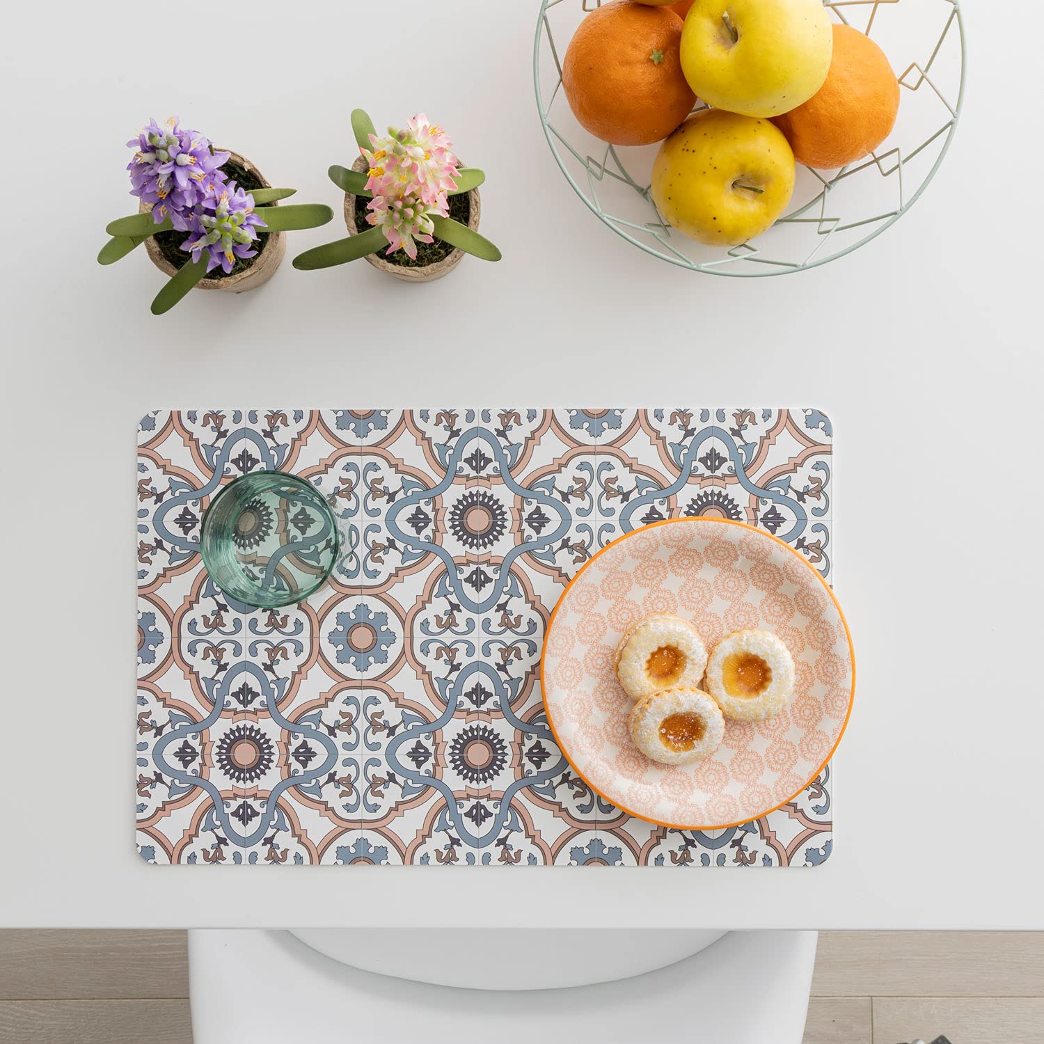 baroni-home-cucina-lot-6-sets-de-table-pvc-connu-44x28cm image 4