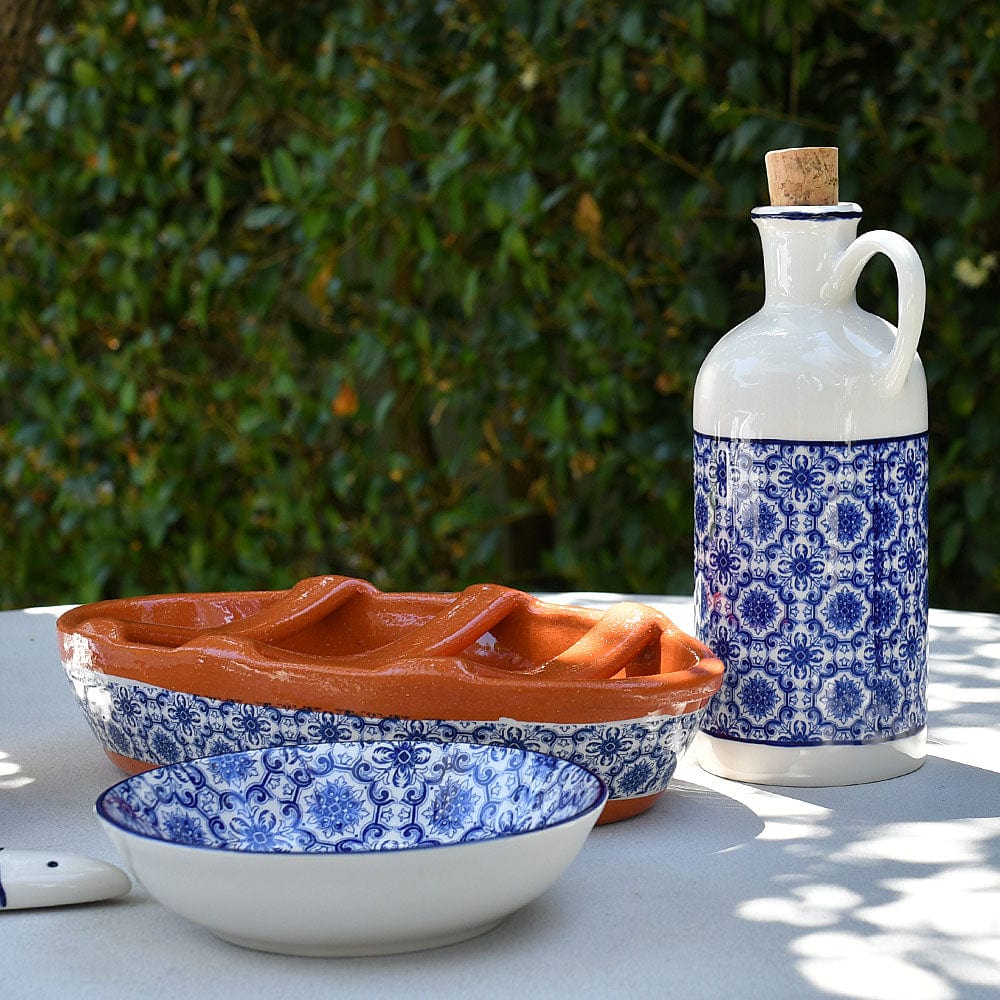 luisa-paix-o-padr-o-carafe-huile-c-ramique-bleu-500ml image 6