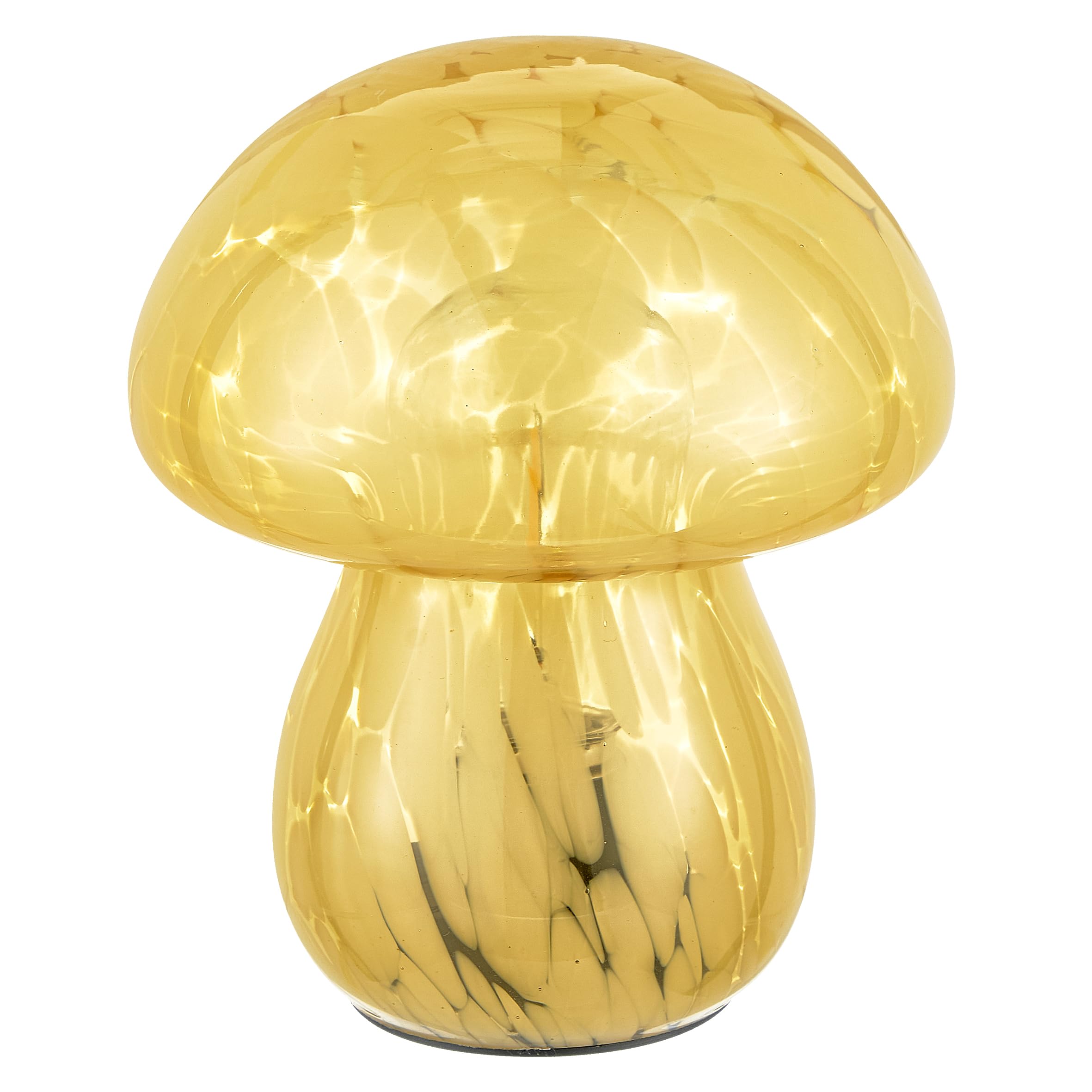 baroni-home-illuminazione-lampe-champignon-jaune-13x13x16-pile image 1