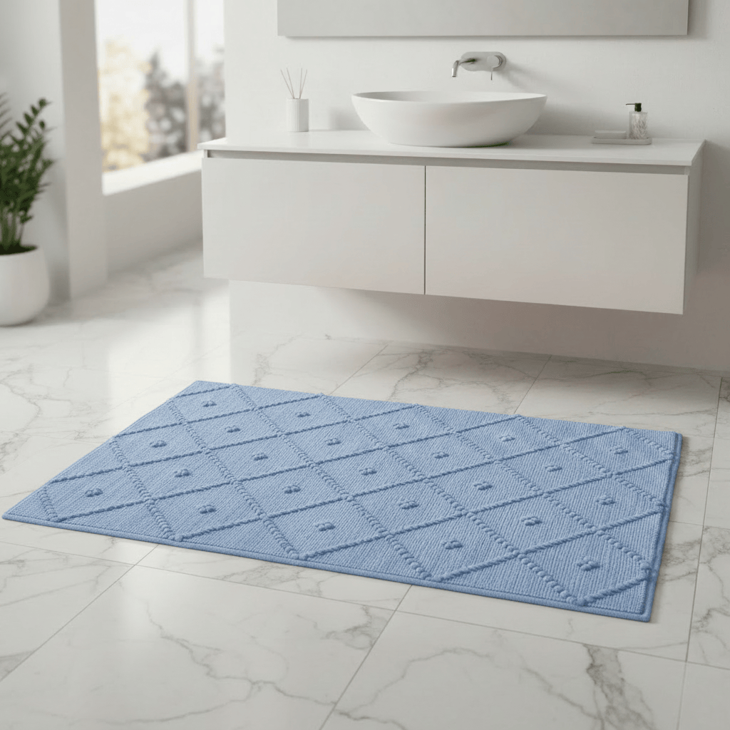 luisa-paix-o-tapis-de-bain-portugais-bleu-ciel-100x50 image 2
