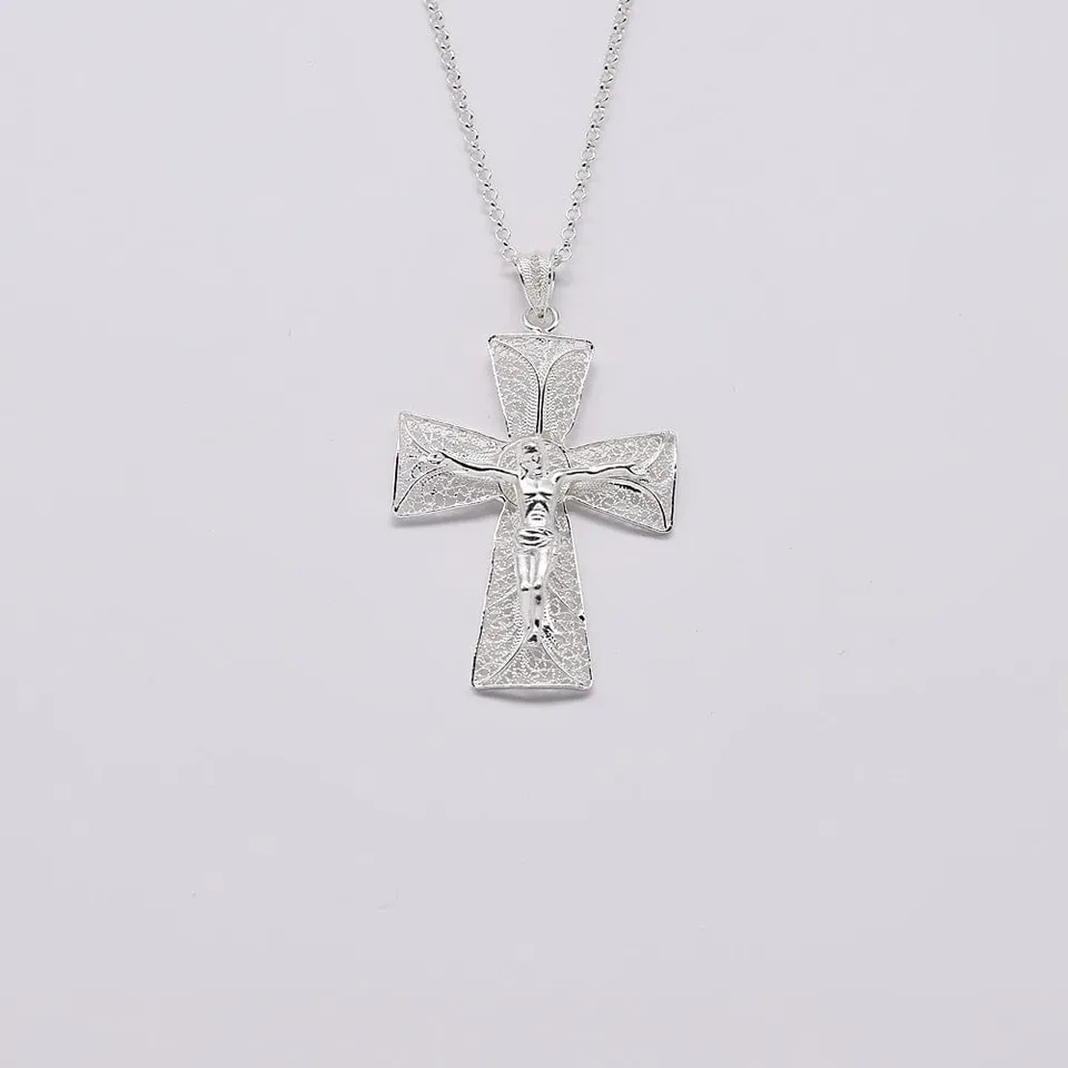 luisa-paix-o-crucifixo-i-pendentif-croix-argent-925-5cm image 1