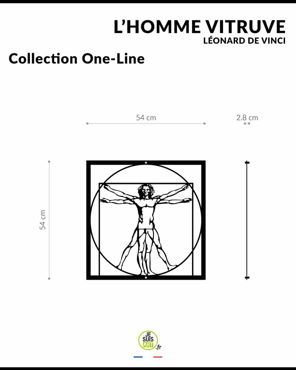 je-suis-art-tableaux-l-homme-vitruve-tableau-m-tal-vinci image 5