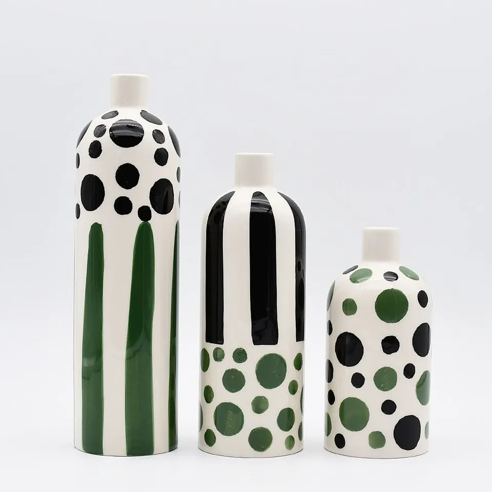 luisa-paix-o-costa-nova-vase-c-ramique-vert-15-cm image 1