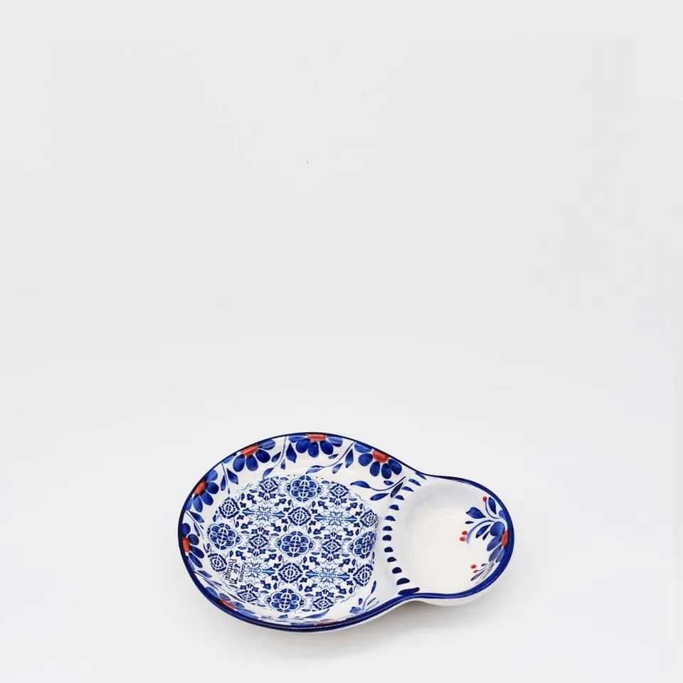 luisa-paix-o-tradicional-plat-olives-c-ramique-bleu-16-cm image 1