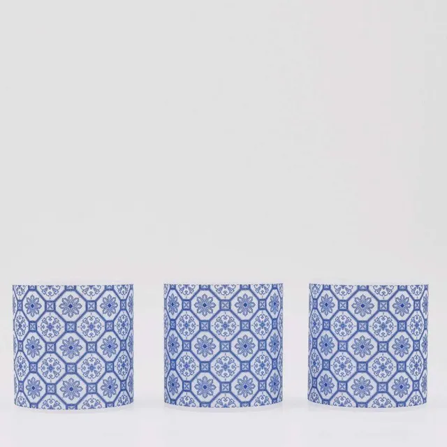 luisa-paix-o-azulejos-porte-bougie-lot-3-pi-ces-9-cm image 1