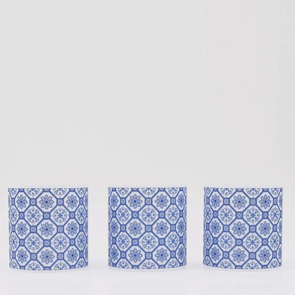luisa-paix-o-azulejos-porte-bougie-lot-3-pi-ces-9-cm image 1