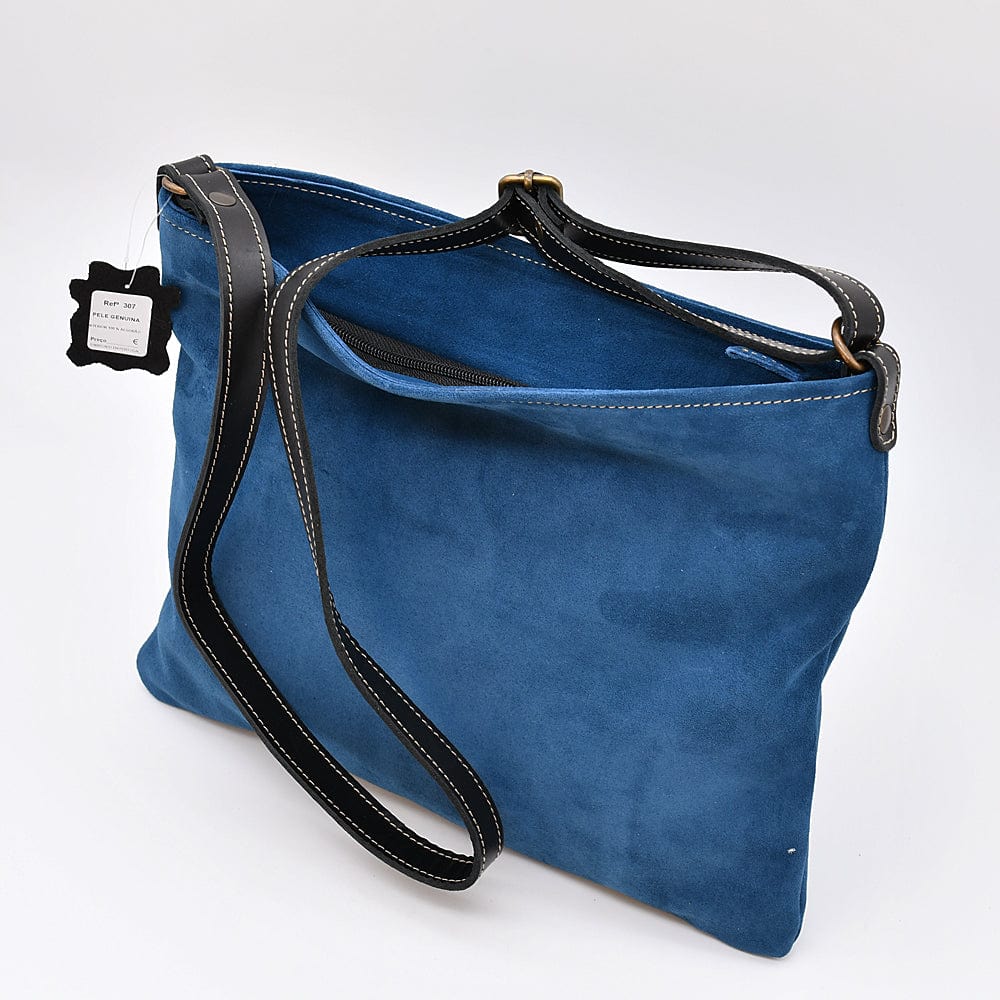 luisa-paix-o-sac-bandouli-re-daim-cuir-bleu-30-cm image 2