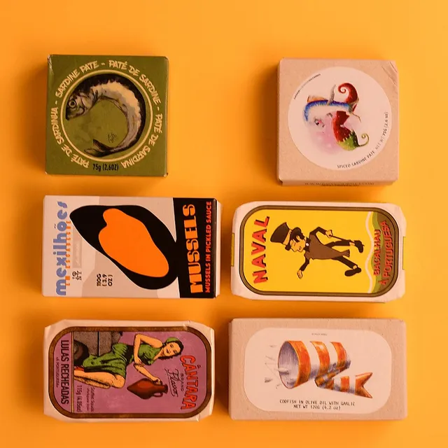 luisa-paix-o-petiscos-pack-d-couverte-conserves-portugaises-6-bo-tes image 1