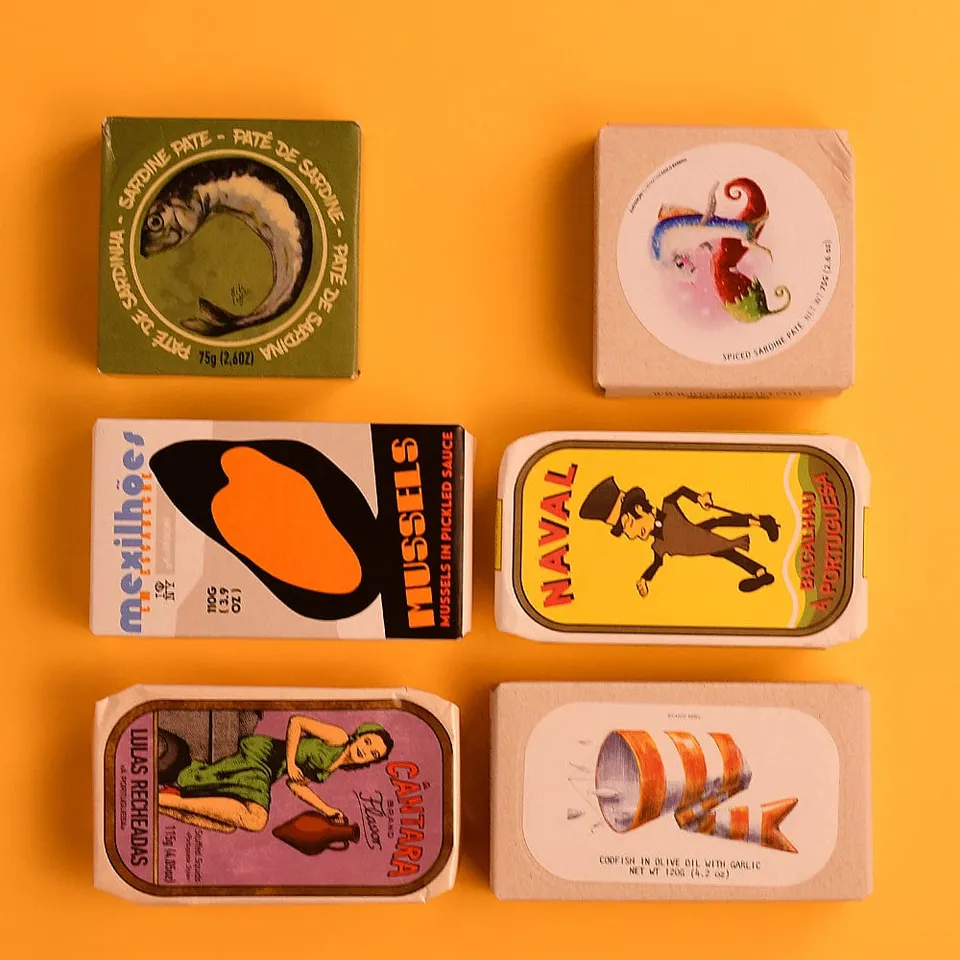 luisa-paix-o-petiscos-pack-d-couverte-conserves-portugaises-6-bo-tes image 1