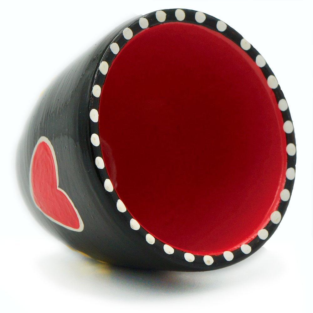 luisa-paix-o-vase-terre-cuite-peinte-7-cm-motif-portugais-2 image 2