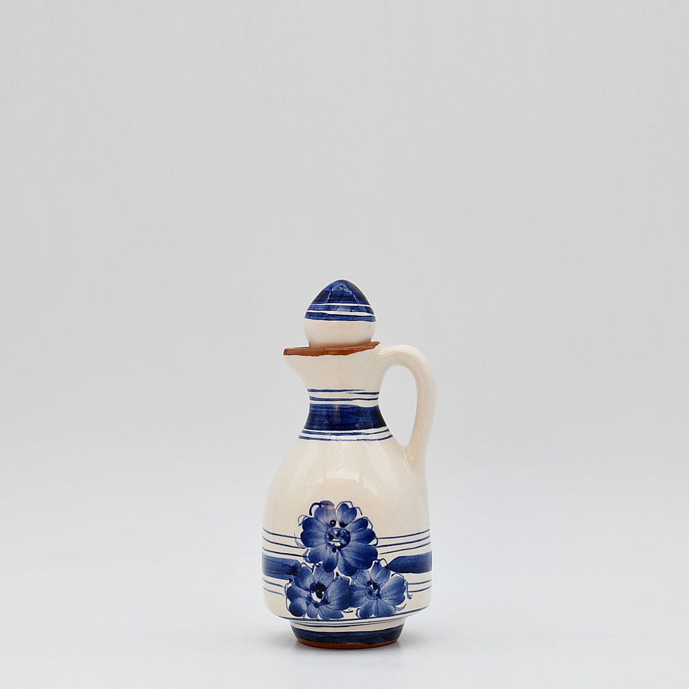 luisa-paix-o-carafe-huile-terre-cuite-bleue-250-ml image 1