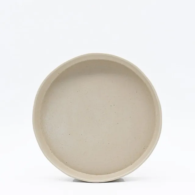 luisa-paix-o-lagoa-assiette-en-gr-s-beige-24-cm image 1