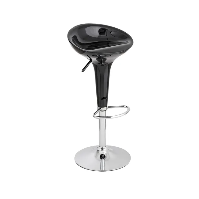 baroni-home-tabouret-de-bar-pivotant-r-glable-noir-59-79-cm image 1
