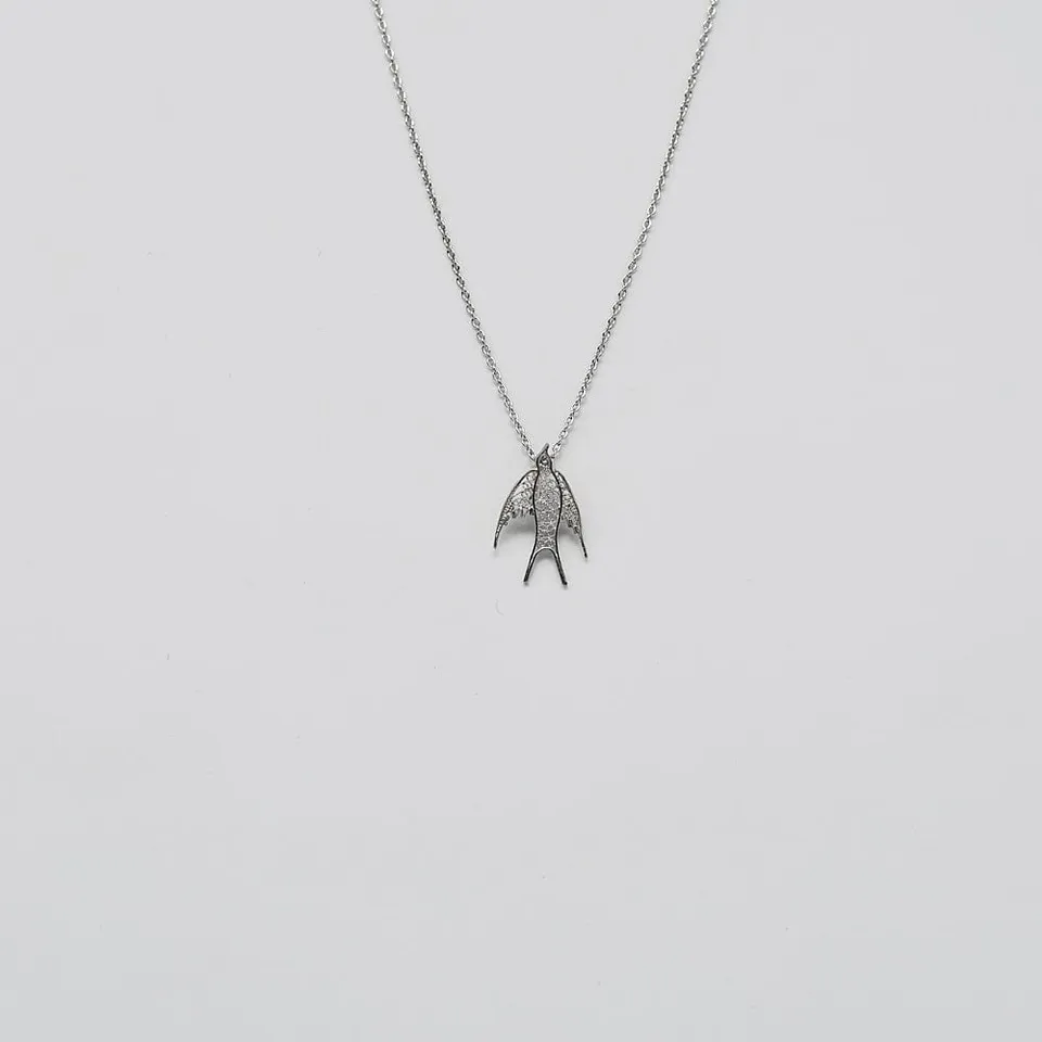 luisa-paix-o-andorinha-i-collier-hirondelle-argent-925 image 1
