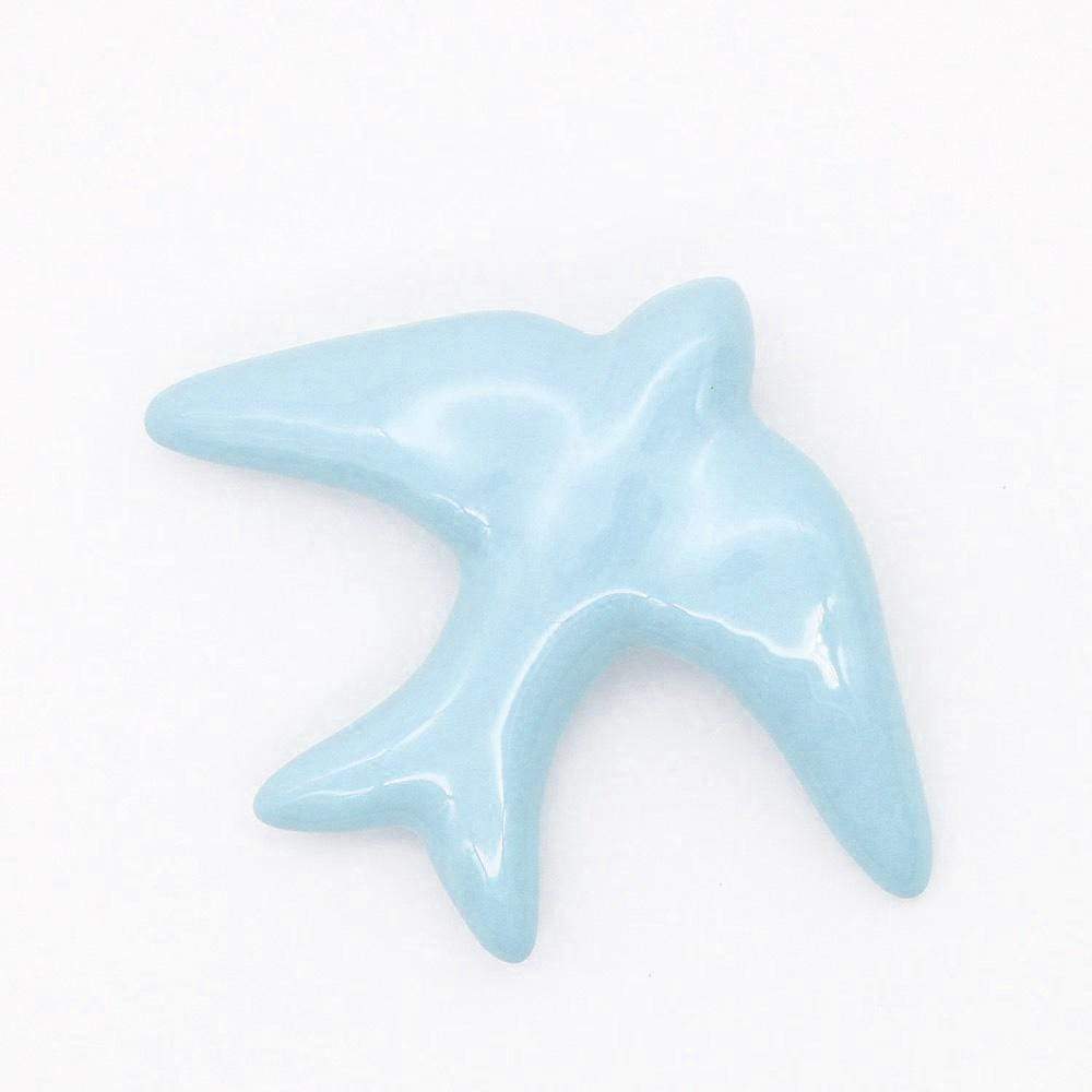 hirondelle-traditionnelle-c-ramique-bleu-ciel-murale-11cm image 2