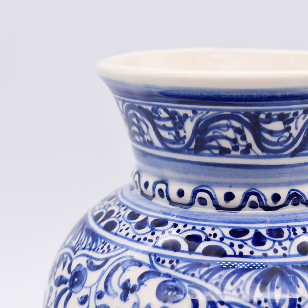 luisa-paix-o-vase-c-ramique-coimbra-bleu-22-cm-pi-ce-unique image 6