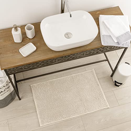 baroni-home-tessile-bagno-tapis-de-bain-cr-me-50x80-cm-antid-rapant image 8