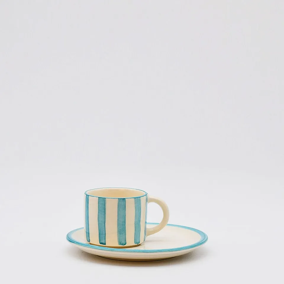 luisa-paix-o-costa-nova-mar-tasse-et-sous-tasse-turquoise-peinte-main image 1