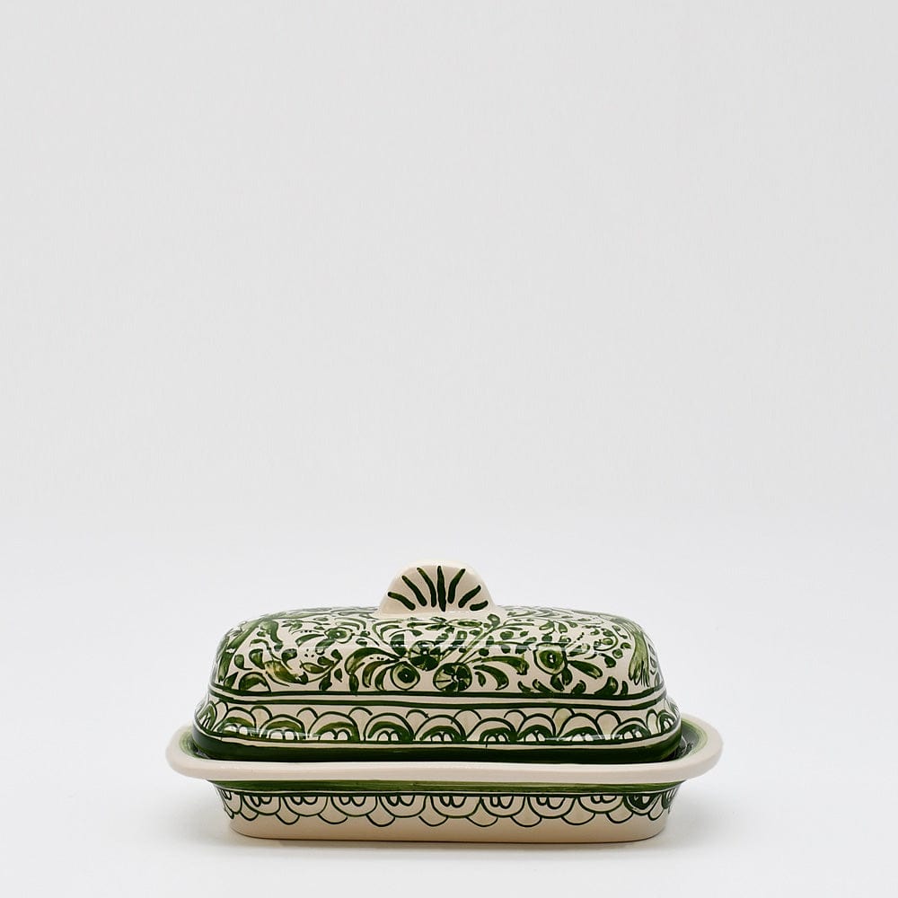 luisa-paix-o-vaisselle-beurrier-coimbra-vert-17-cm image 1