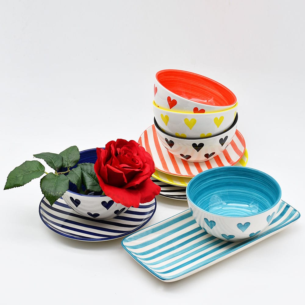luisa-paix-o-namorados-bol-c-ramique-bleu-17cm image 6