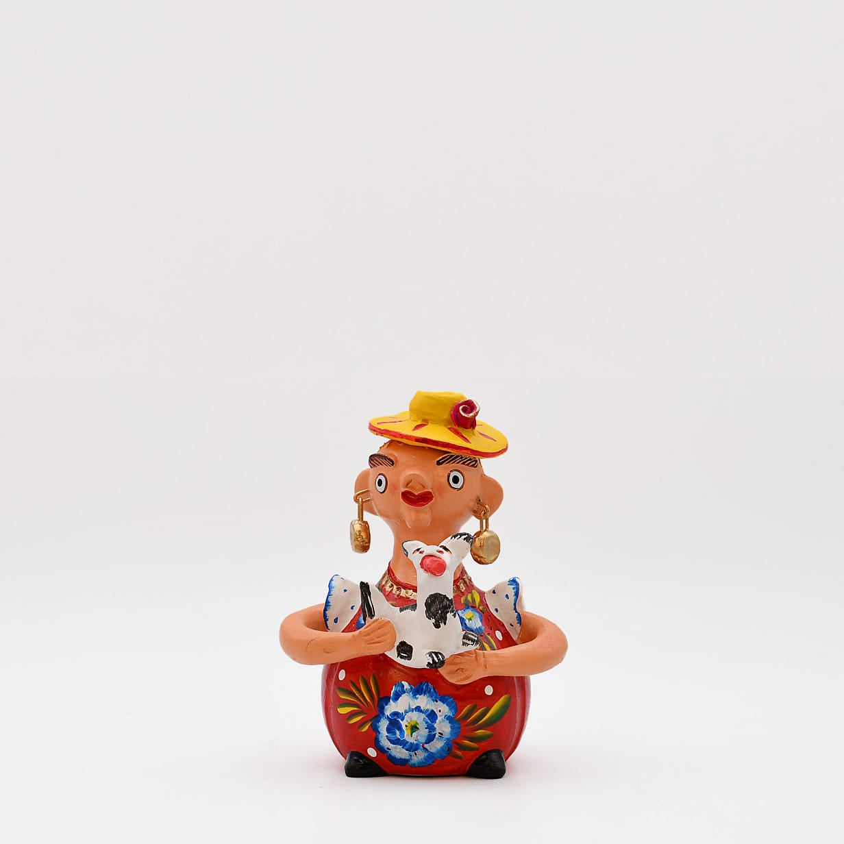 luisa-paix-o-boneca-barriguda-17cm-statuette-sign-e-pi-ce-unique-4 image 1
