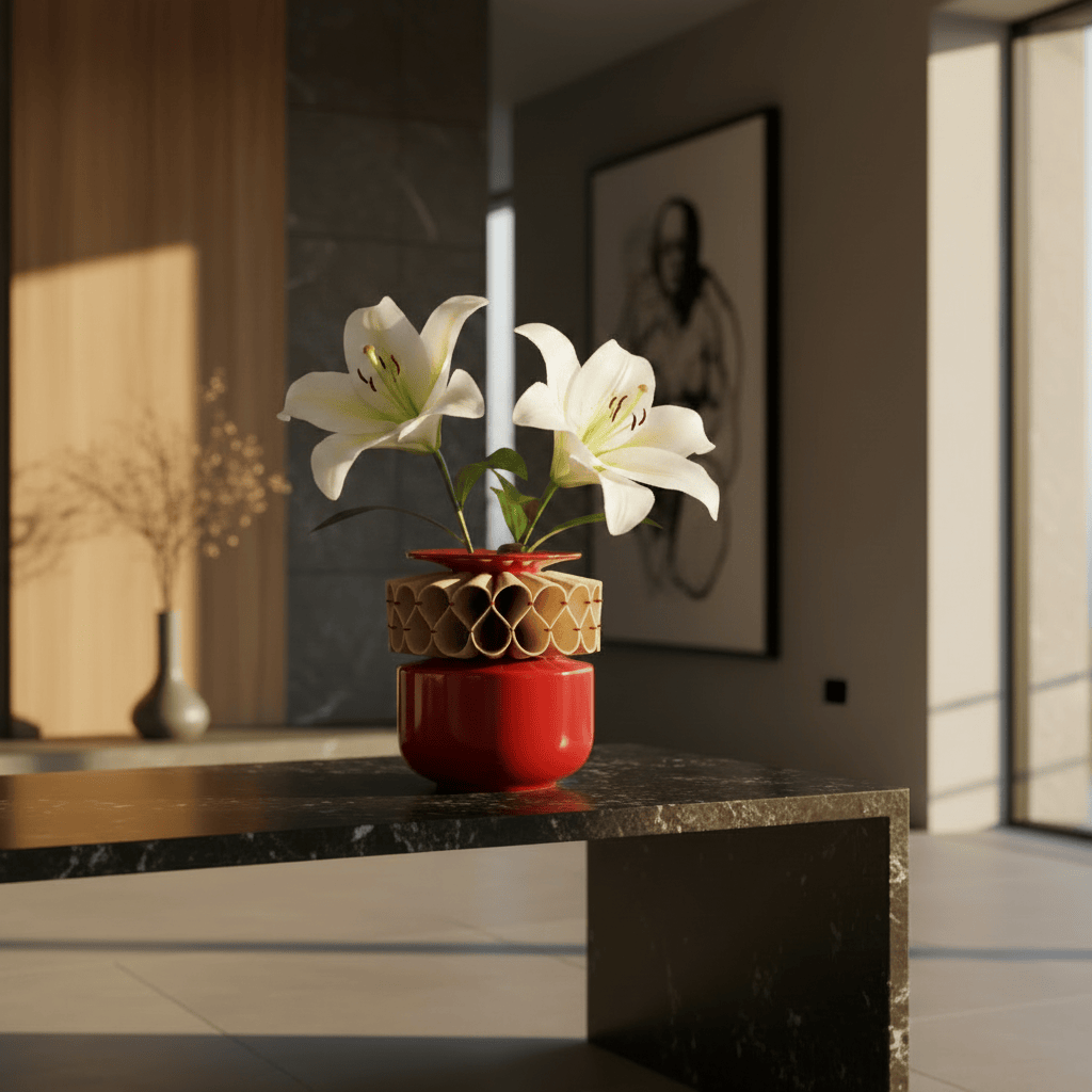 luisa-paix-o-rufos-vase-c-ramique-rouge-20-cm image 3