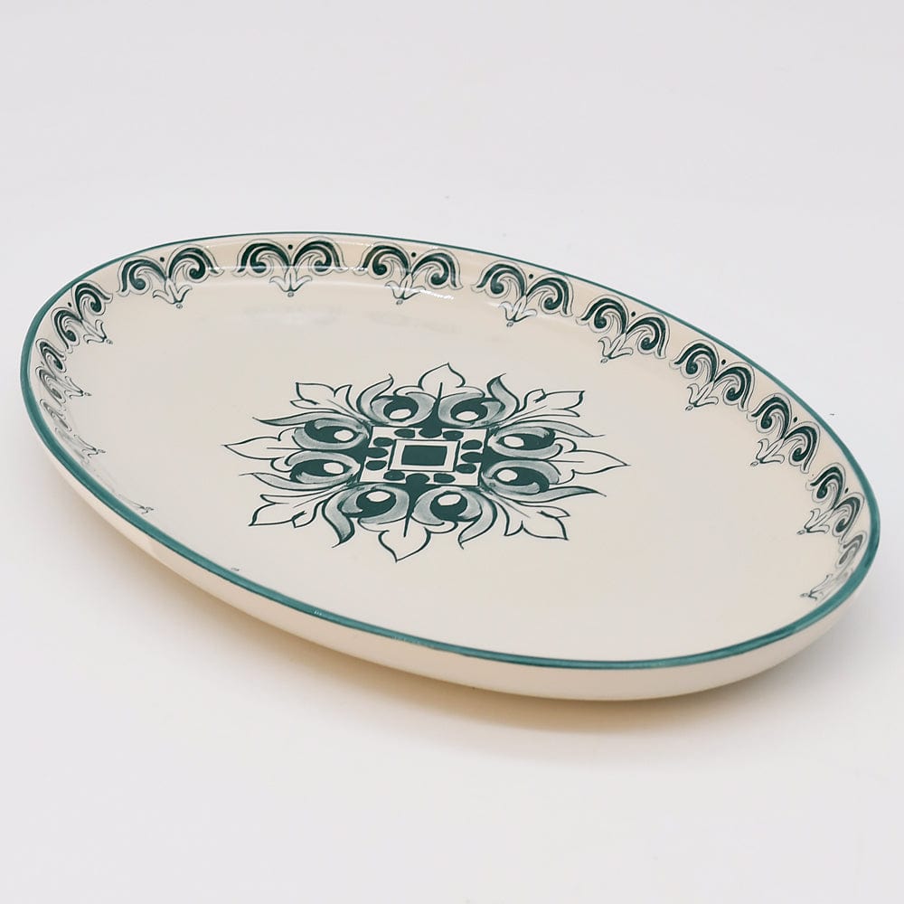 luisa-paix-o-bras-o-26-cm-plat-ovale-c-ramique-vert-2 image 4