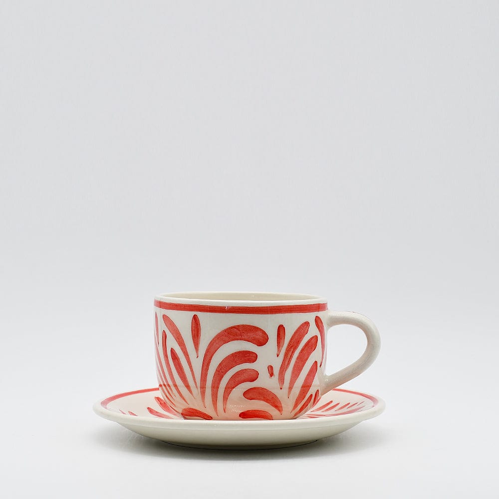 luisa-paix-o-andorinha-grande-tasse-sous-tasse-rouge image 1